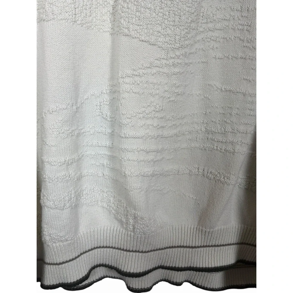 Fieldmaster USA Eagle‎ Sweater XL Cream Textured Knit Bald Eagle Cabin Cottage